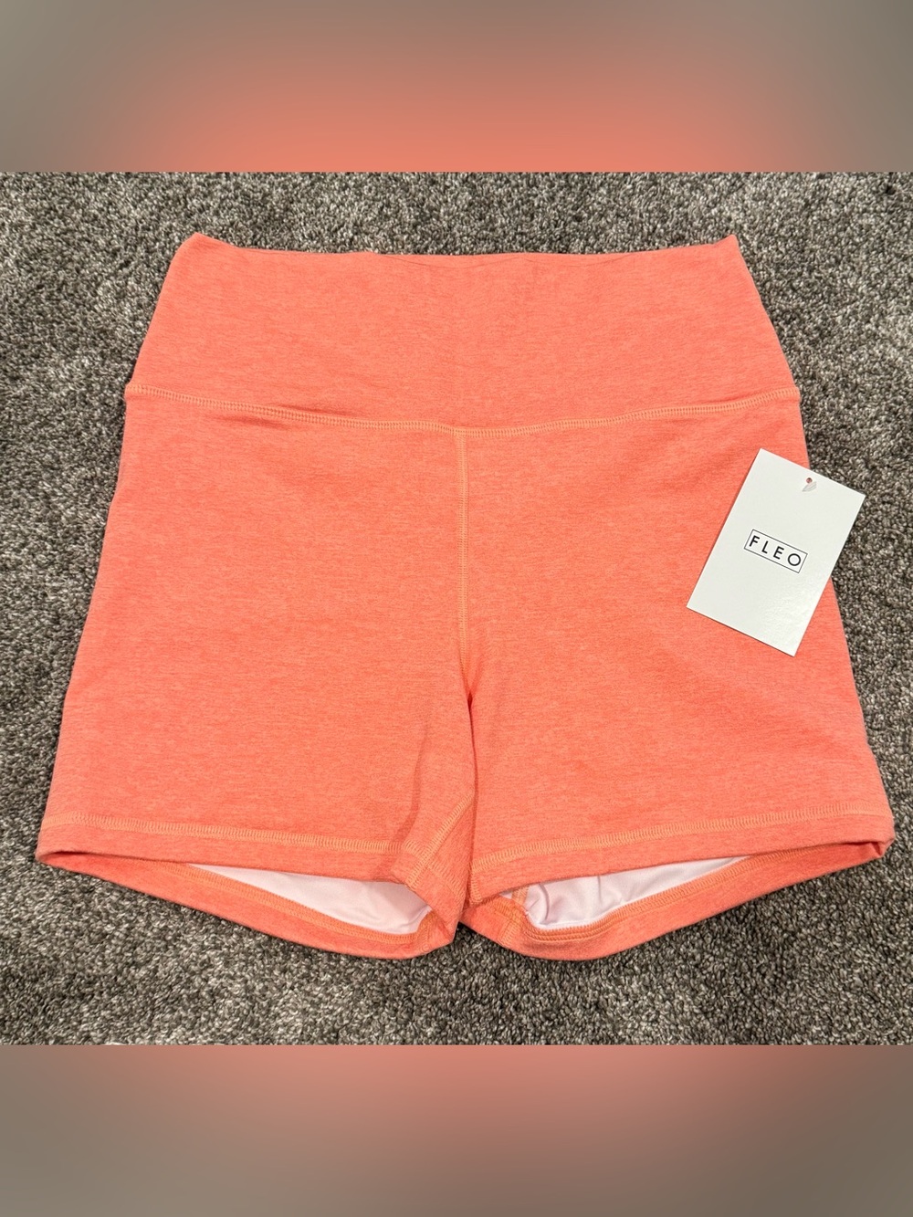 Fleo Women's Athletic Shorts in Coral